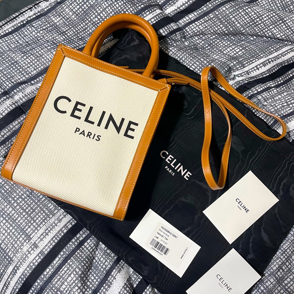 Celine mini vertical cabas crossbody bag